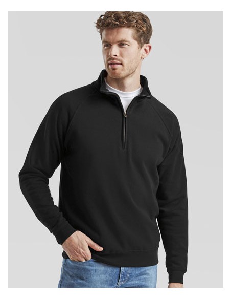 FRU-0621140-Classic Zip Neck Sweat 2